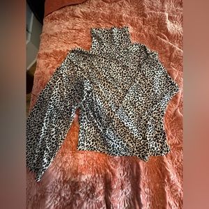Cheetah print sweater